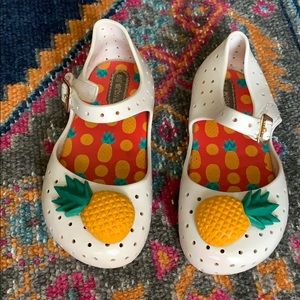 Mini Melissa pineapple shoes